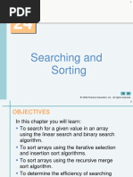 Lect.21 Ch.24 Ed.2 Searching+Sorting - Cshtp2e - 24 Beta