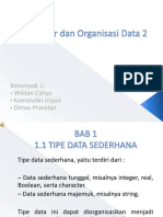 Struktur Dan Organisasi Data 2