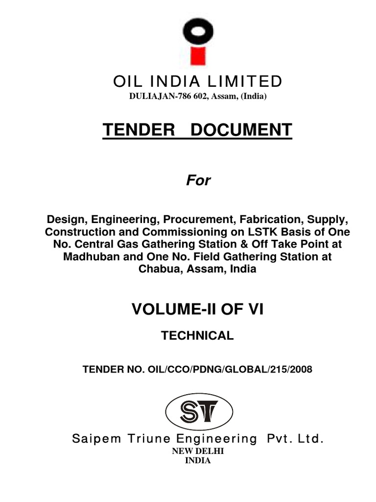 5OILCCOPDNGGLOBAL2152008 - VOL-II-Final Technical Tender - 20-9-08 PDF ...