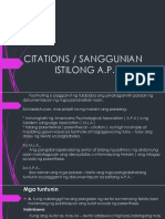 Joy Citations Sanggunian 2016