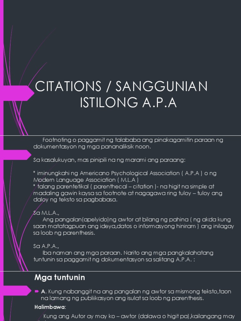 Joy Citations Sanggunian 2016 | PDF