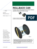 Rollback Can: A Clever Way To Demonstrate The Transfer Between Potential Energy and Kinetic Energy