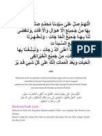 Sholawat Fatih Latin:: Bacaan Sholawat Munjiyat: Arab