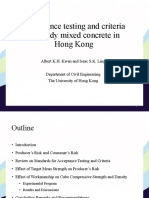 4 Acceptance Testing and Criteria for Ready Mixed Concrete in Hong Kong by Prof Albert Kwan