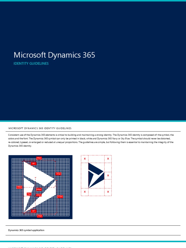Dynamics 365 Identity Guidelines | PDF | Logos | Graphic Design