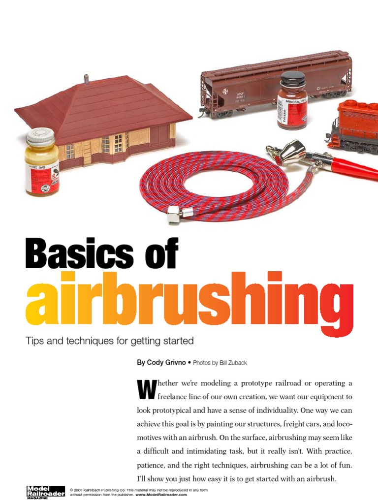 Basics of Airbrushing | PDF | Trigger (Firearms) | Paint