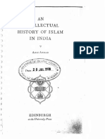 (Aziz Ahmad) Intellectual History of Islam in India