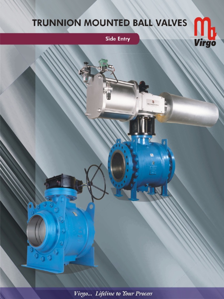Virgo Trunnion Ball Valve PDF Valve Automation