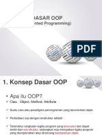 Pertemuan 1 - Dasar OOP