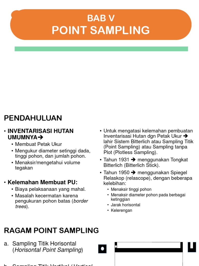 Pengenalan Point Sampling dalam Hutan | PDF