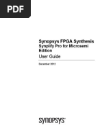 Synposis FPGA Synthesis User Guide