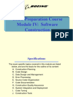 Module IV - Construction