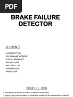 Brake Failure Detector