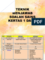 Teknik Menjawab Sains 2017