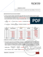 BusMath01 - Amortization & Commission - Activity - Answer Key PDF