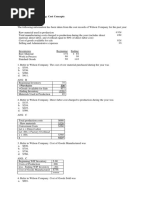 Exercise 2 Cost Concepts With Answers