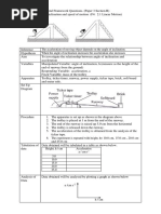  Angle Inclination & Acceleration (2.1 Linear Motion)