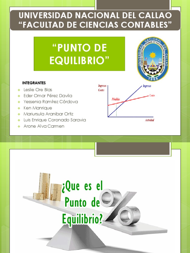 Punto de Equilibrio | PDF | Apalancamiento (Finanzas) | Beneficio ...