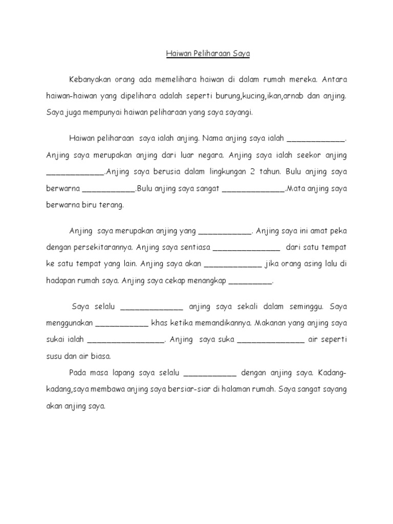 Anjing Saya Pdf