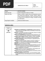 Auxiliar de Salud y Seguridad en El Trabajo