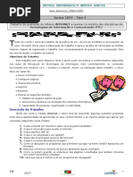 Estrutura Para Trabalho Avaliação CEFII