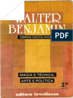 BENJAMIN Walter Magia e Técnica Arte e Política