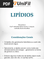 4º Bimestre - Aula 10 - Lipídios