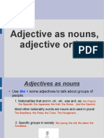 Adjectives As Nouns