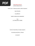 Download Actividad Individual Unidad 2 Paso 4 Mtodos para probar la validez de argumentosdocx by dia SN364797766 doc pdf