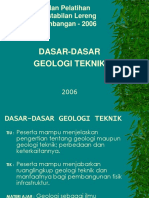 Dasar Geologi Teknik