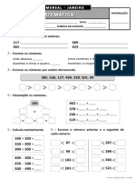 Ficha de Matemã¡tica - Janeiro PDF