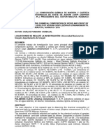 Determinación de La Composición Química de La Madera y Corteza