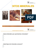 Yacimientos Minerales