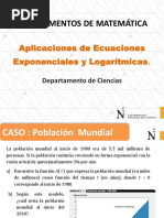 S 13 Ecuaciones Logarítmicas Exponenciales Aplicaciones
