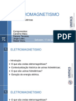 ELETROMAGNETISMO_apresentação de Trabalho sobre Usinas Hidráulicas