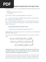 Download Recommended Ibadah to Be Performed on the Night of Qadr by nazx SN36481625 doc pdf