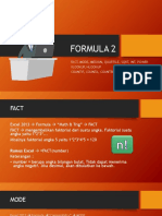 FORMULA 2 - Spreadsheet