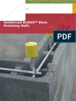 Reinforced BESSER™ Block Retaining Walls