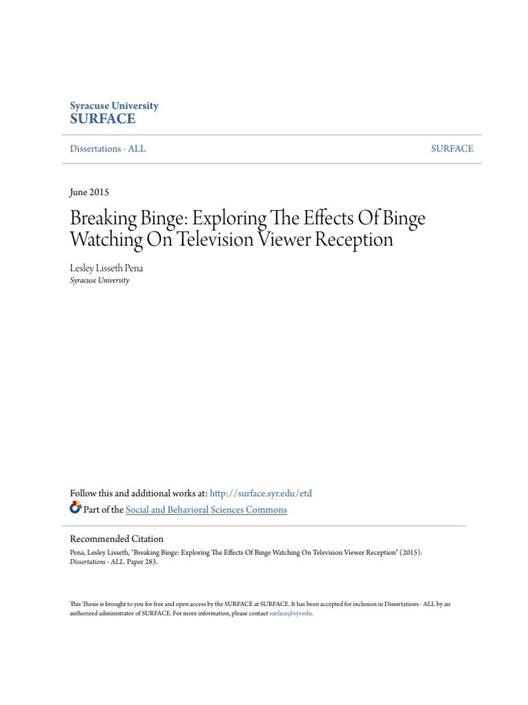 Effects of binge-watching to students picture