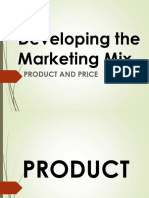 Developing The Marketing Mix