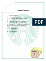 Starbucks Case Analysis