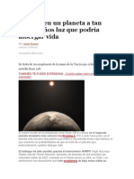 Descubren Un Planeta a Tan Solo 11 Años Luz Que Podría Albergar Vida