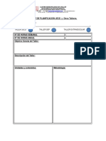 MATRIZ DE PLANIFICACIÓN JECD y Otros Talleres