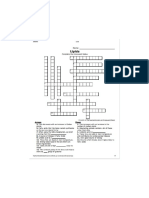 Lipids Crossword