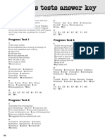 Progress Tests Answer Key PDF
