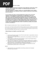 Essay on advertising is a diplomatic way of telling a lie