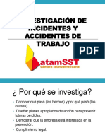 Investigación de Incidentes Y Accidentes de Trabajo