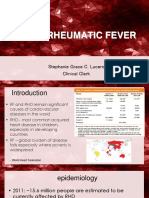 Acute Rheumatic Fever: Stephanie Grace C. Lucero Clinical Clerk