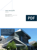 Architectural Site Analysis Guidelines
