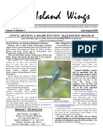 July-August 2008 Island Wings Newsletter Vashon-Maury Island Audubon